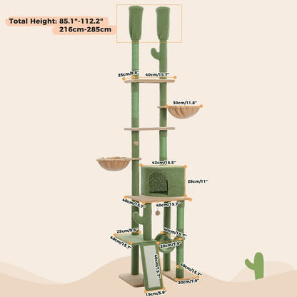 Domestic Delivery Multi-Level Cat Tree Tower Climb Furniture Scratching Post for Indoor House Pet Supplies Kitten Toy Cozy Condo