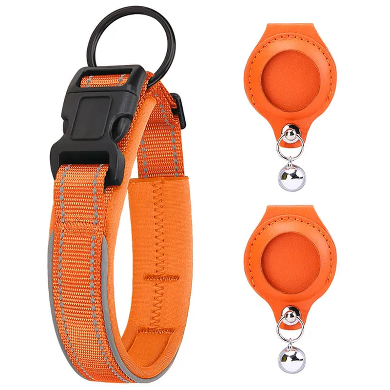 New Removable Locating Pet Collar Airtag Collar Anti-Lost Dog Tracker Protective Case Dog Collar Outdoors Walking Pet Supplies